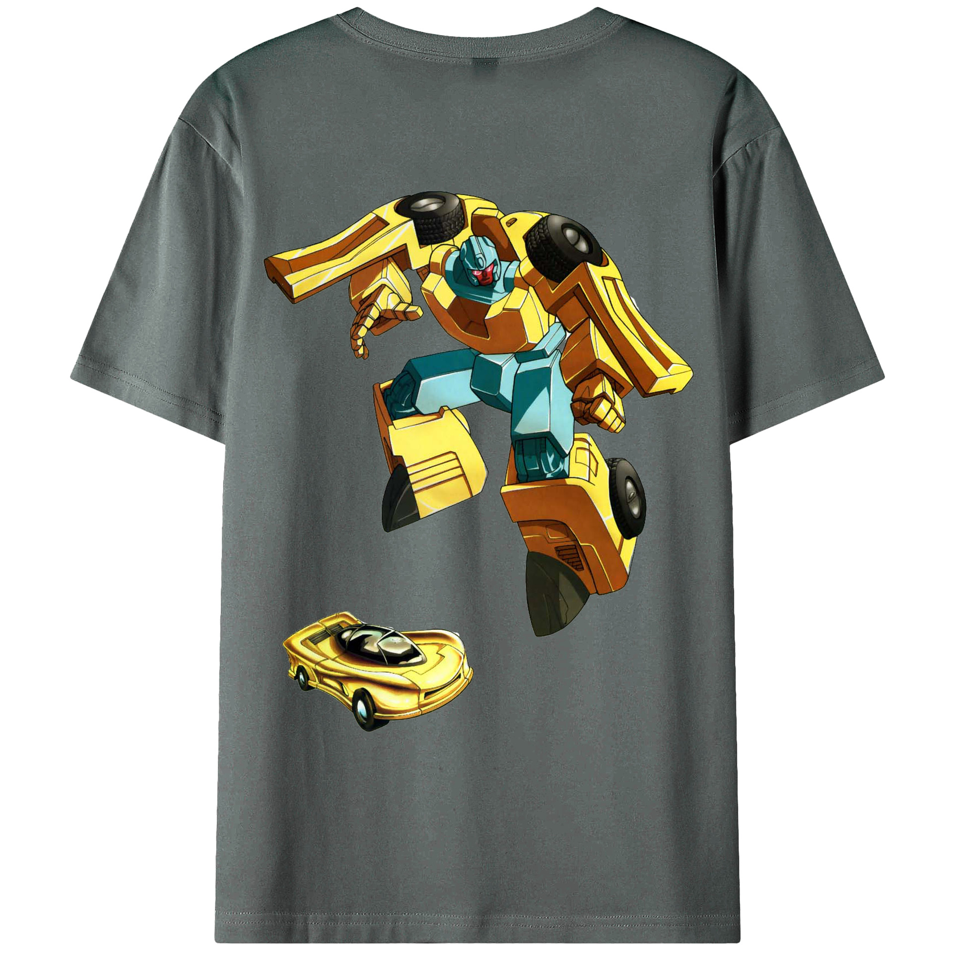 （画像用）  綿100％ メンズ半袖Tシャツ（バックプリント） 通気性